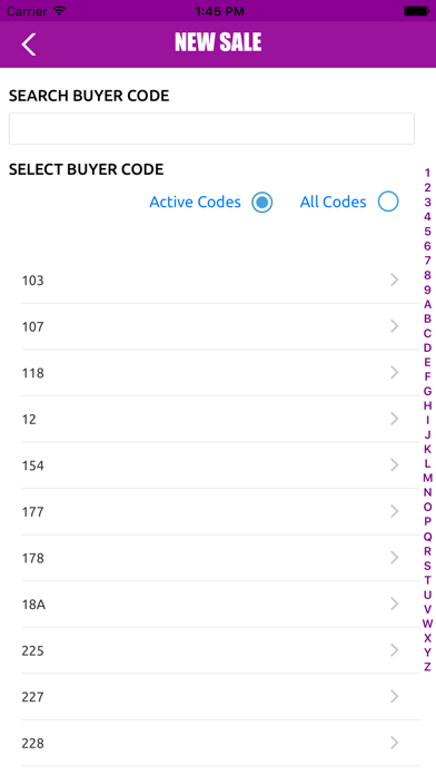 MarketBase screenshot
