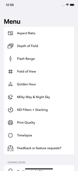Game screenshot PhotographyCalc mod apk