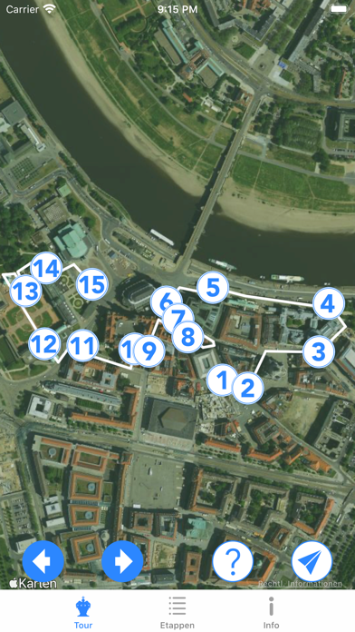 Screenshot #1 pour Audioguide Dresden Altstadt