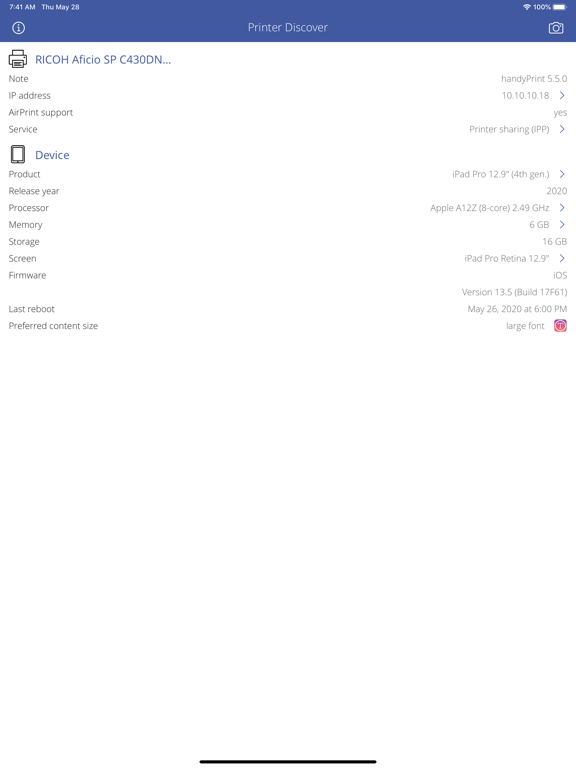 Screenshot #4 pour Printer Discover