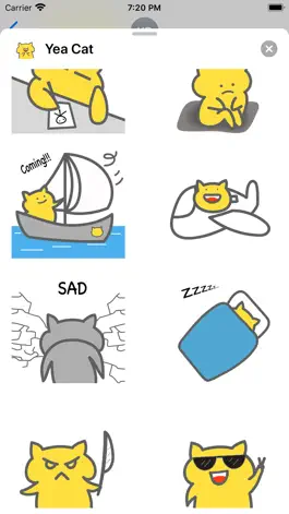 Game screenshot Yea Cat Stickers hack