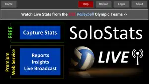 SoloStats Live Volleyball screenshot 1