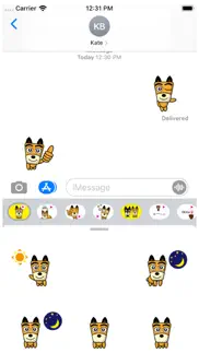 tf-dog 10 animation stickers iphone screenshot 1