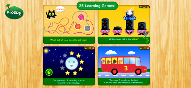 ‎Frosby Learning Games 1 Screenshot