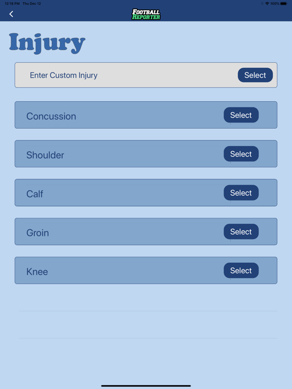 Screenshot #6 pour Football Reporter