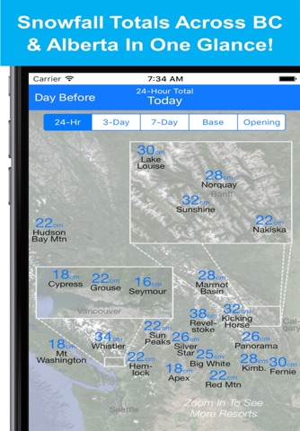 British Columbia-Alberta Snow - náhled