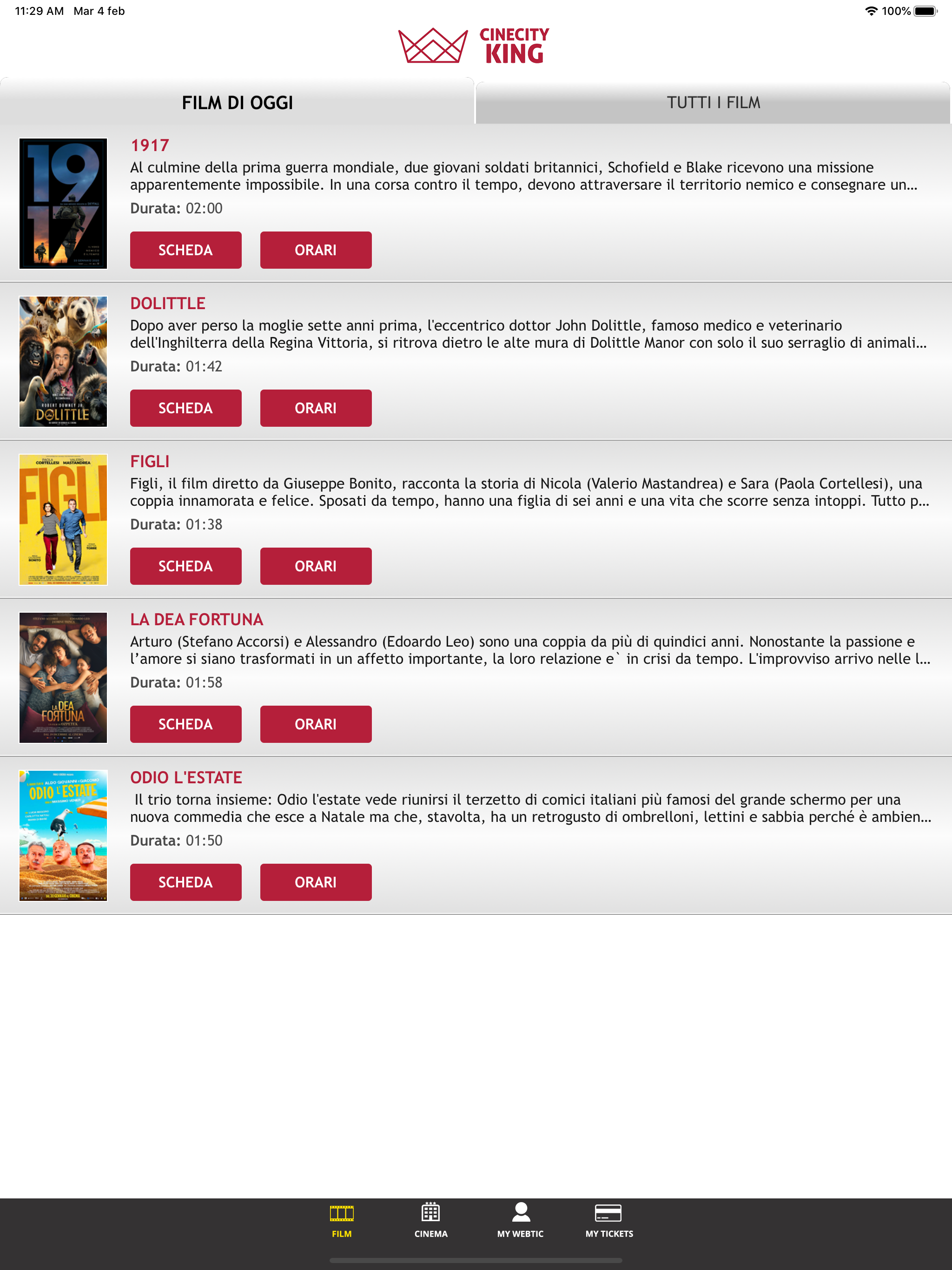 Webtic King Cinema