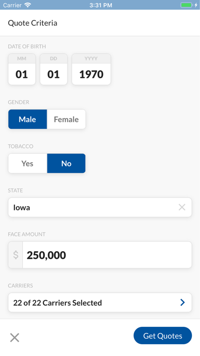 Life Insurance Quotes by PIPAC Screenshot