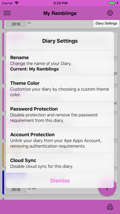 EZ Diary App screenshot 3