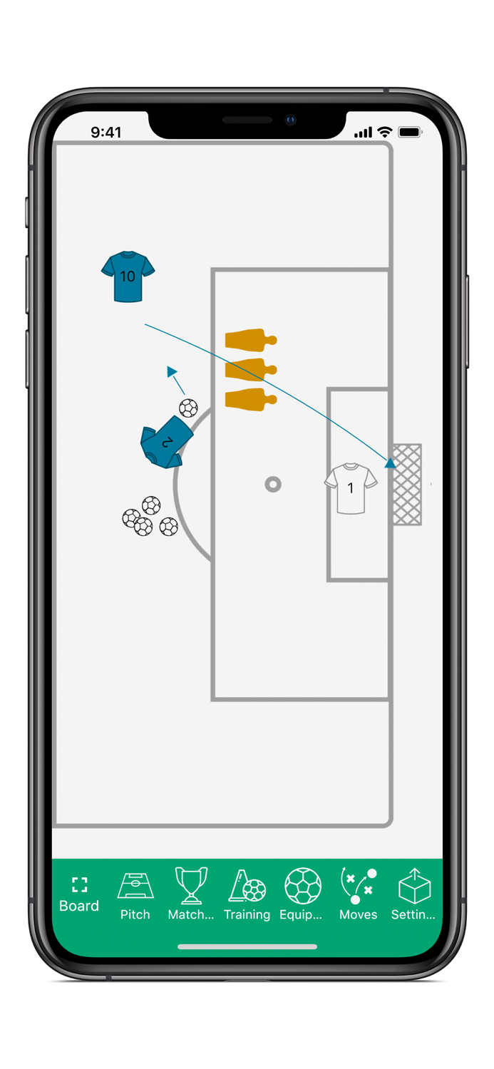 Football Tactic Board moves