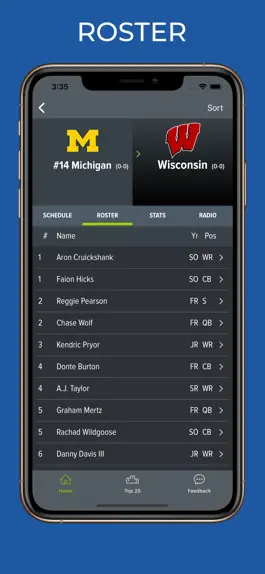 Game screenshot Wisconsin Football Schedules hack