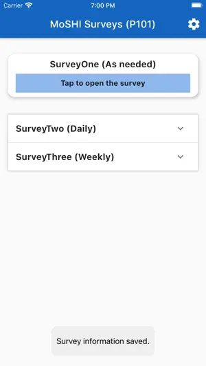 MoSHI Surveys screenshot 4