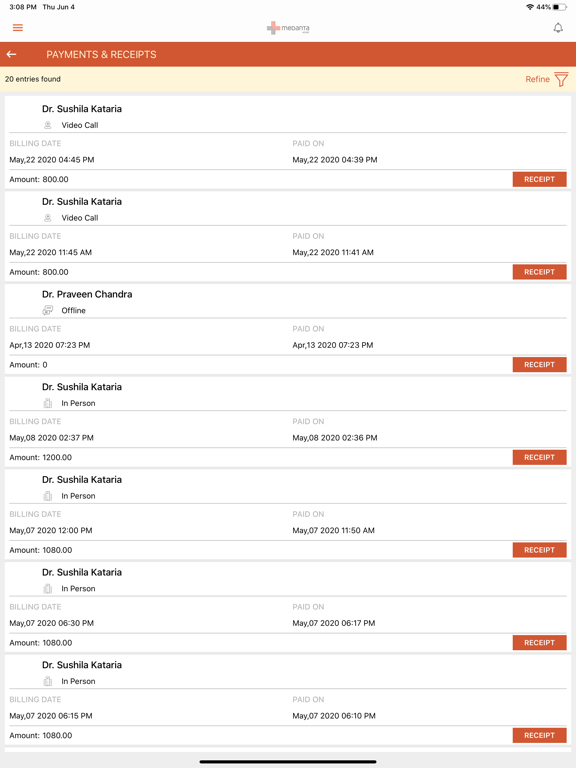 Medanta eCLINIC iPad screenshot 5