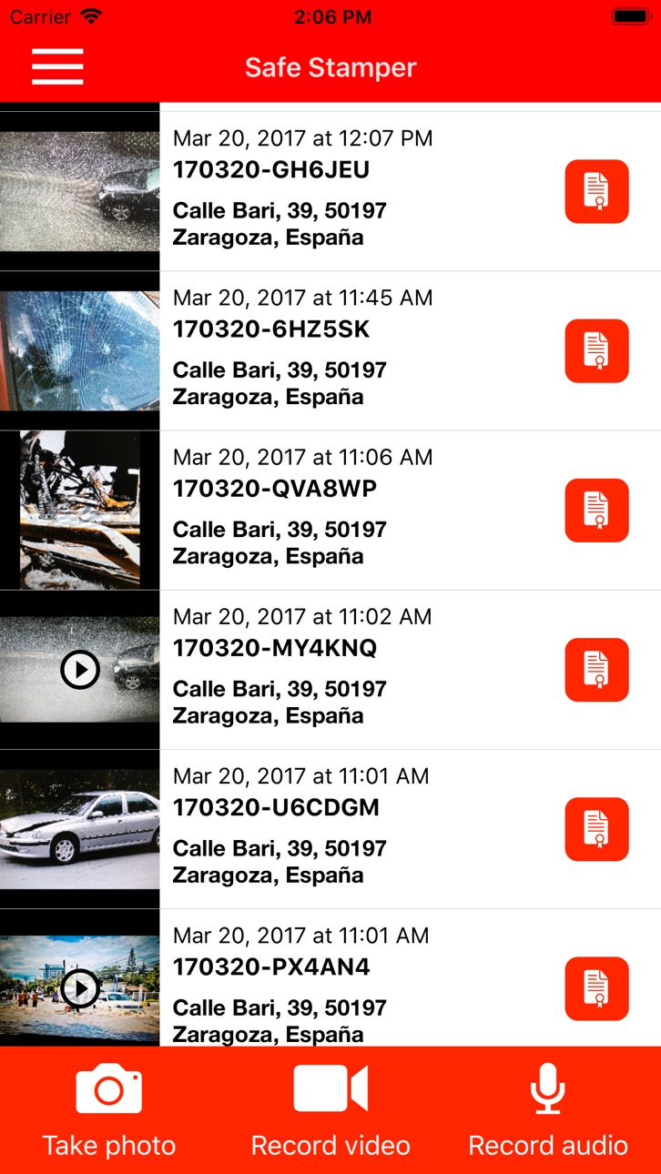 iPhone screenshot
