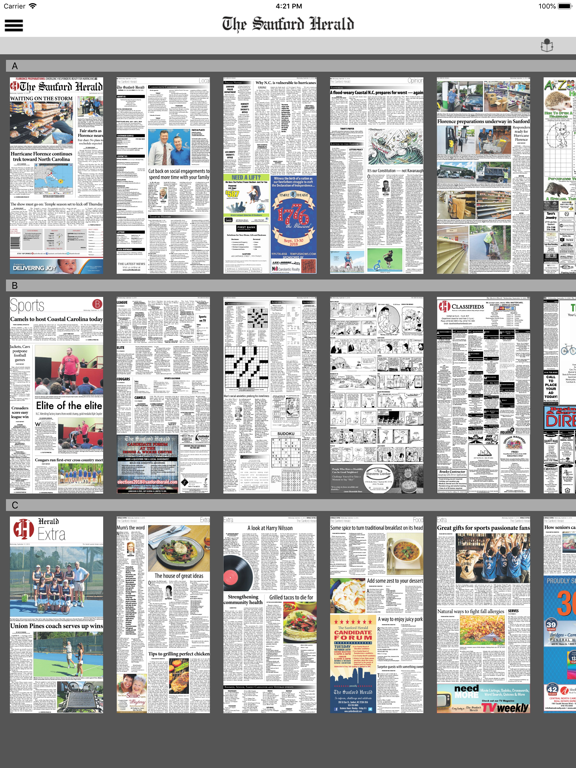 The Sanford Herald iPad screenshot 5 - News app