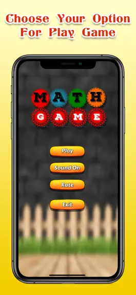 Game screenshot Math Game : Brain Workout apk