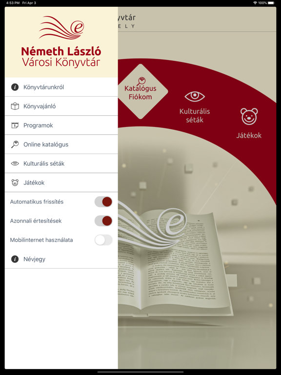 Screenshot #5 pour Németh László Városi Könyvtár