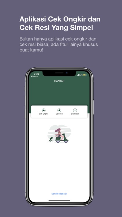 Hantar: Cek Ongkir dan Resi