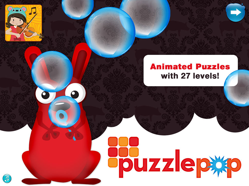 #5. Puzzle Pop HD (iOS) Podle: Duck Duck Moose LLC