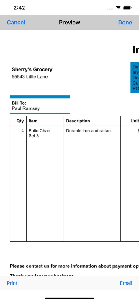 Express Invoice Invoicing - Business App | MWM