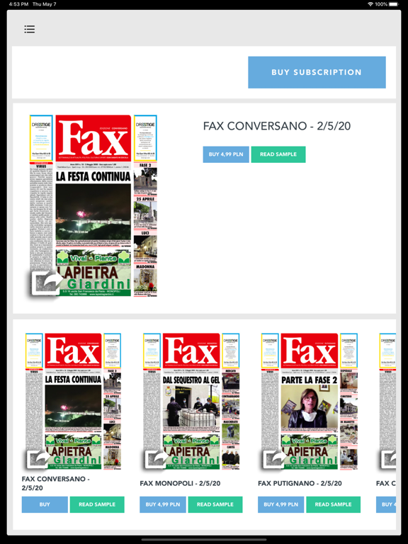 Screenshot #4 pour Fax Settimanale