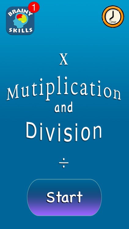 Brainy Skills Multiply Divide