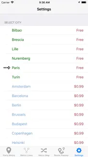 europe's subway & metro lines iphone screenshot 2