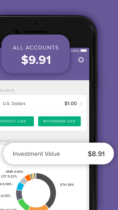 Circle Invest: Cryptocurrency Screenshot