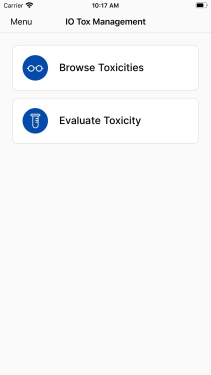 IO Tox Management