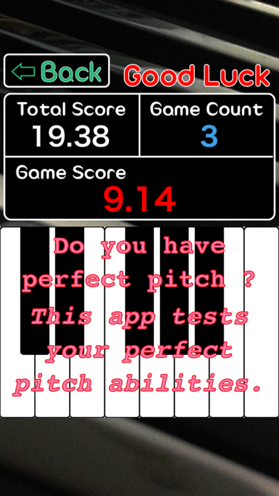 Screenshot #1 pour Piano Perfect Pitch Tap Fast