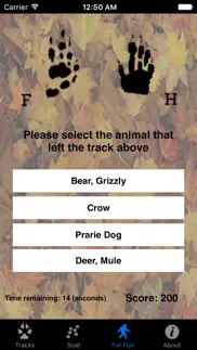 critter trax - animal tracks iphone screenshot 2