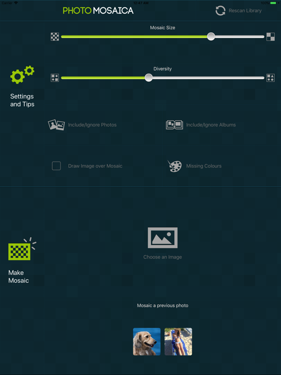Screenshot #4 for Photo Mosaica