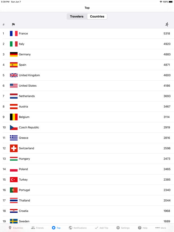 Scratch My Map iPad screenshot 7 - Travel app