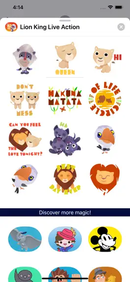 Game screenshot The Lion King Stickers apk