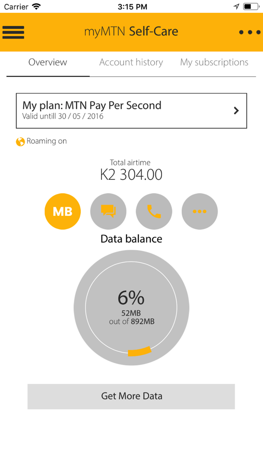 #2. MyMTN (iOS) 由: MTN