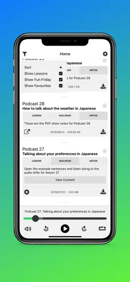 Game screenshot Learn Japanese Pod App hack