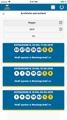 Game screenshot Estrazioni Eurojackpot apk