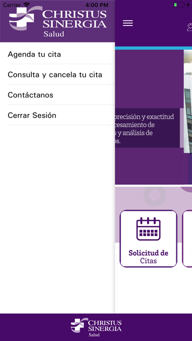CHRISTUS SINERGIA Screenshot