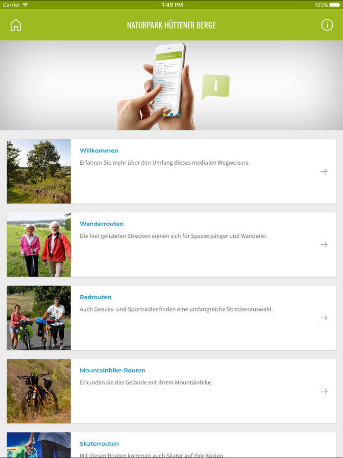 Naturpark - Hüttener Berge