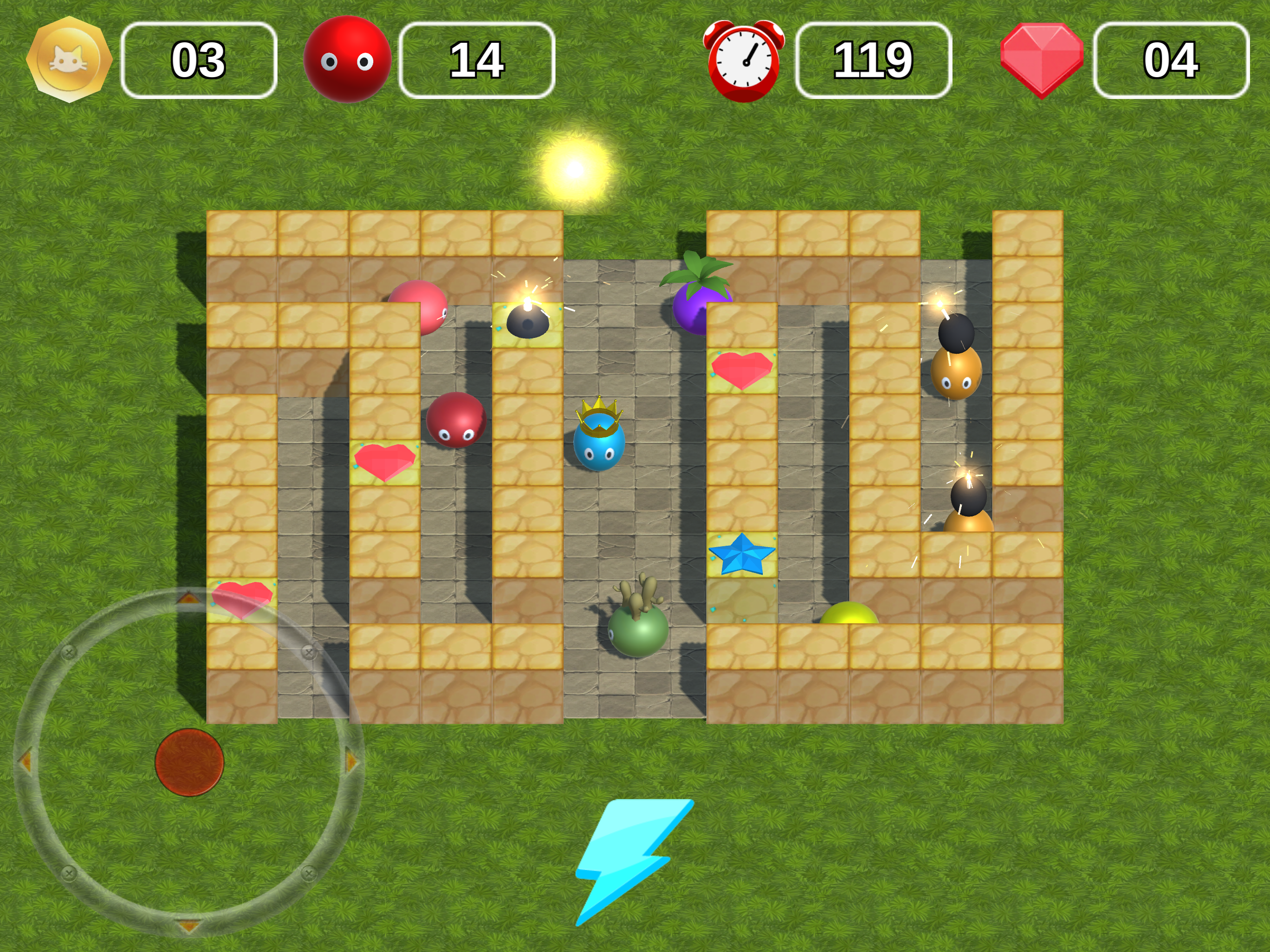 Slime labyrinth push square