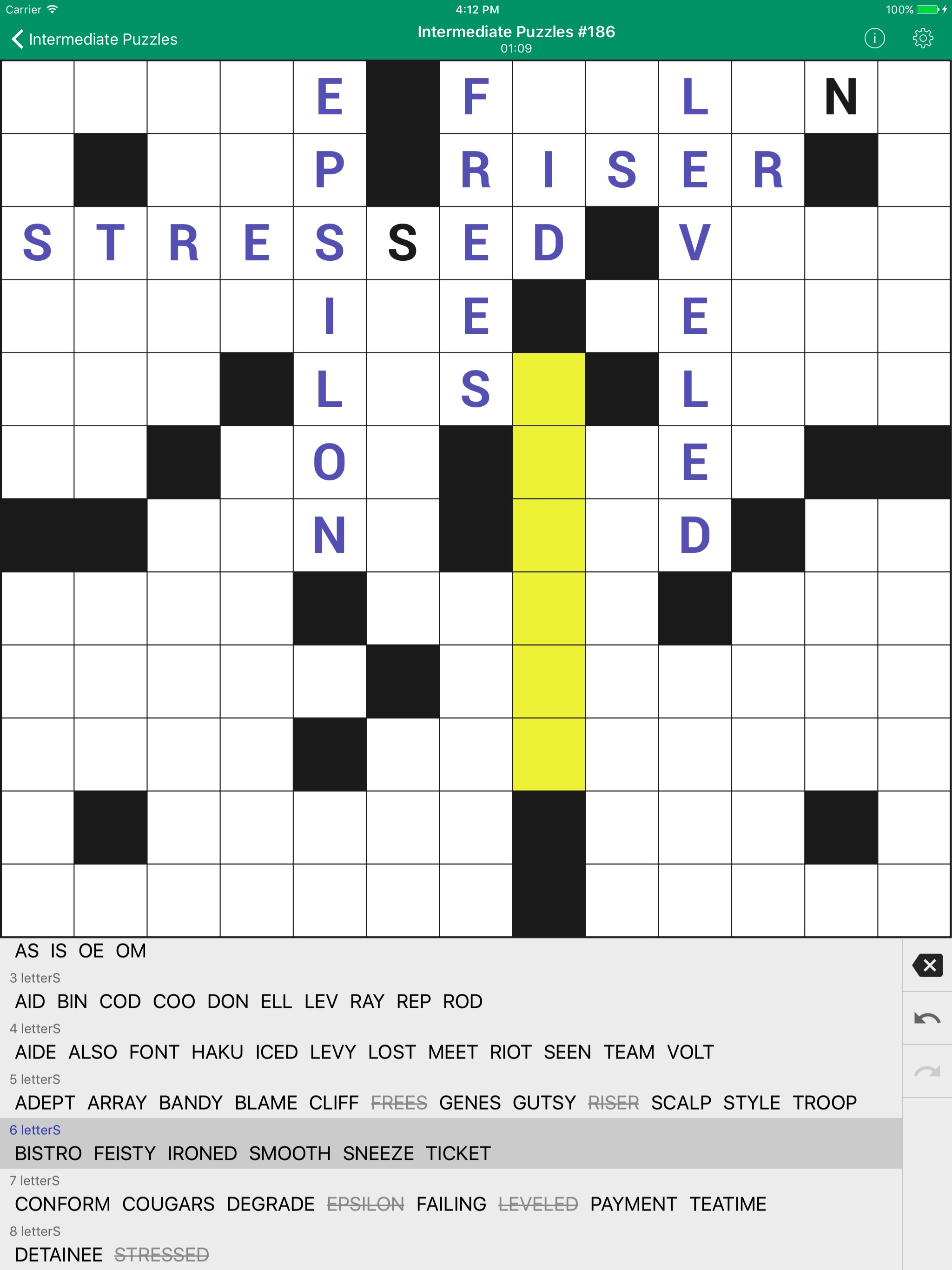 Fill-In Crosswords (Word Fit)
