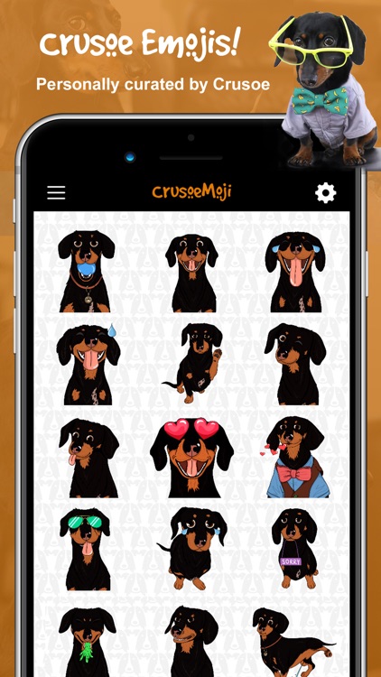 CrusoeMoji - Dachshund sticker