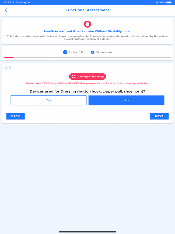 Arthritis+ Patient iPad screenshot 7 - Medical app
