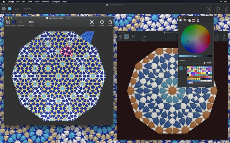Screenshot #3 pour Zellige Polygon Mosaic Design