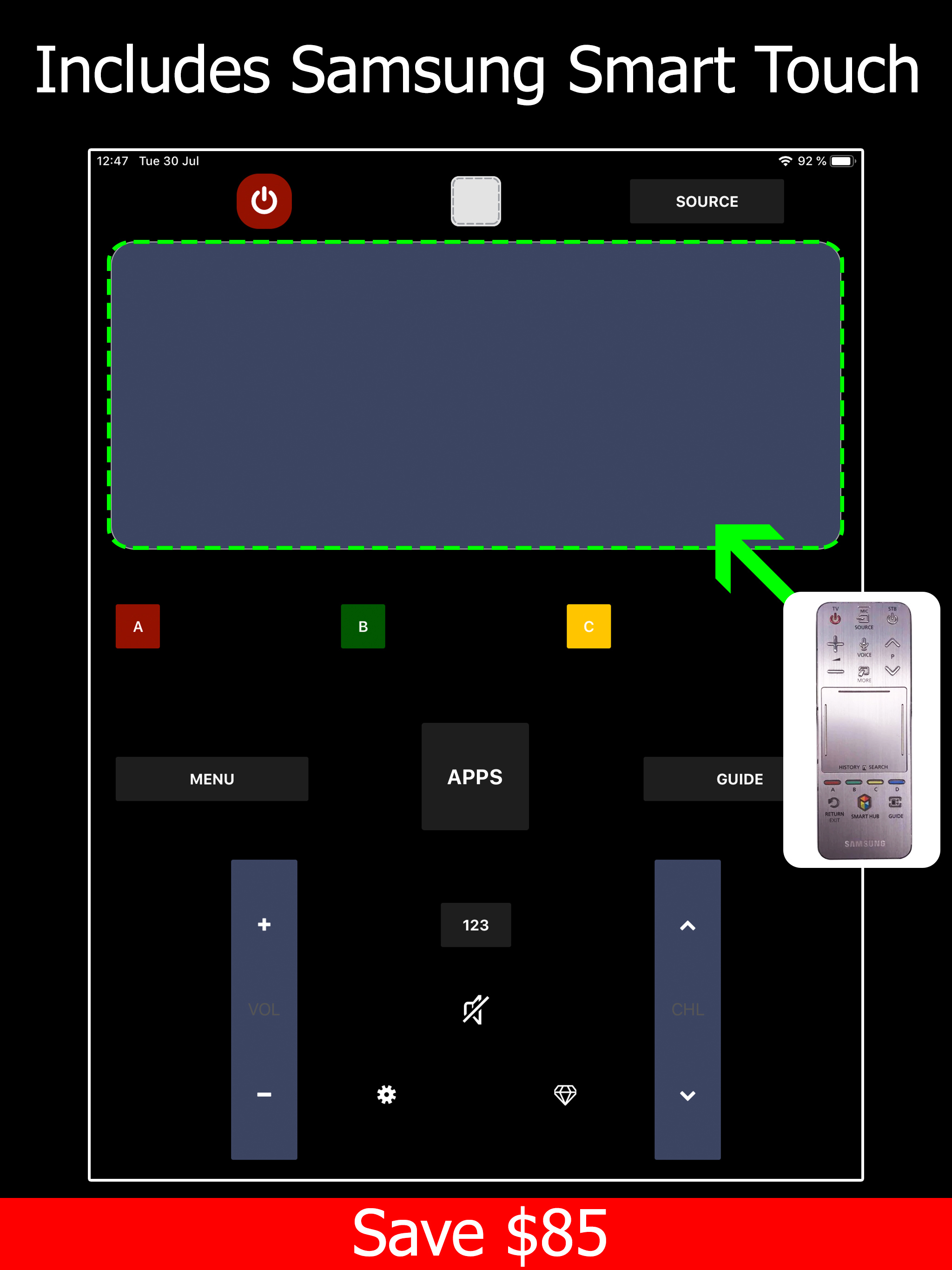 Remote TV for Samsung
