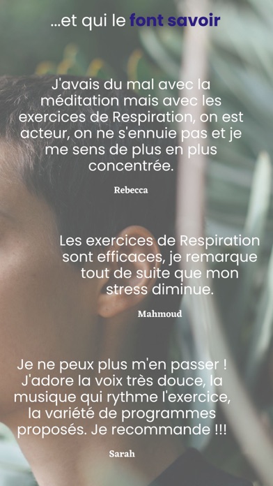 Respiration l'App Anti-Stress Screenshot