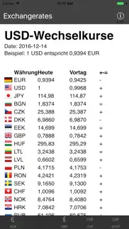exchange-rates iphone screenshot 2