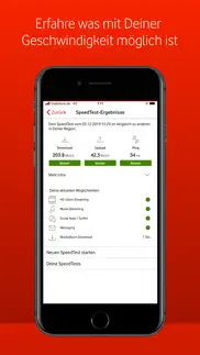 vodafone speedtest iphone bildschirmfoto 1