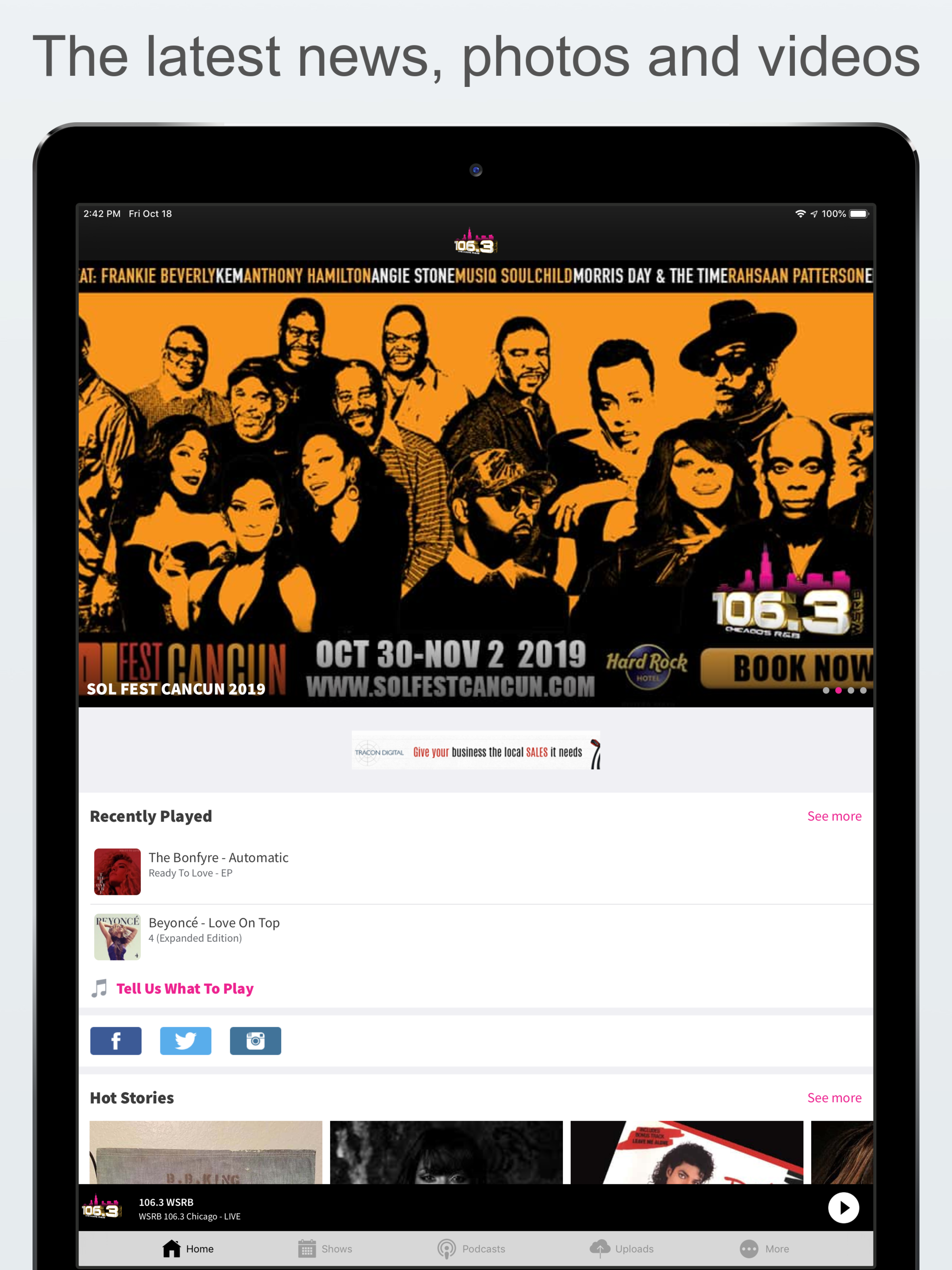 SOUL 106.3 WSRB screenshot 7