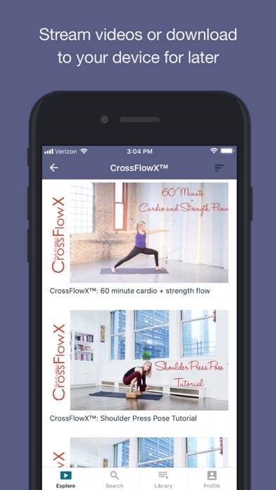 CrossFlow Yoga Screenshot